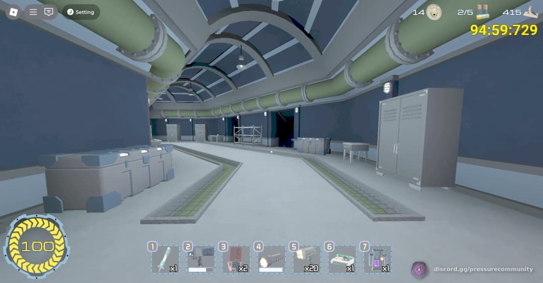 4Way2HallwaysFloodedLeft