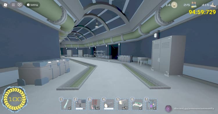 4Way2HallwaysFloodedLeft