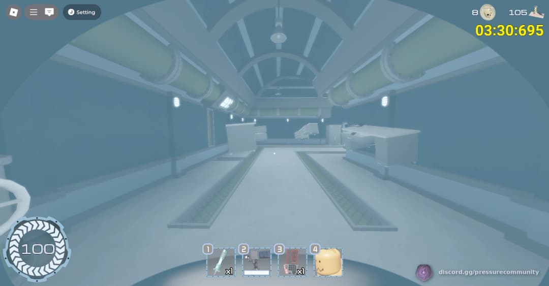 FloodedRightStraightW/Room1