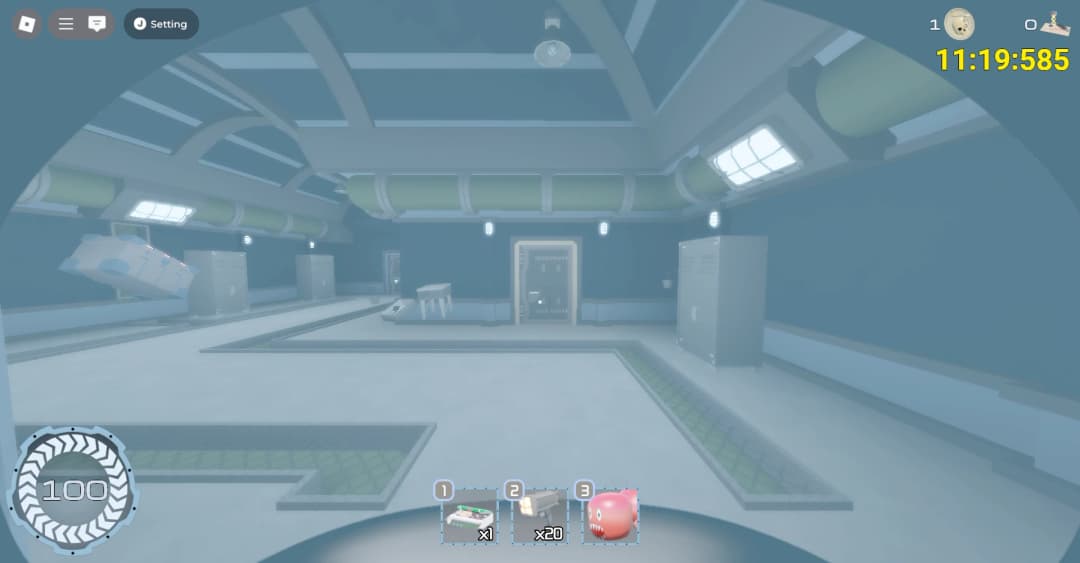 FloodedLeftStraightW/Room1