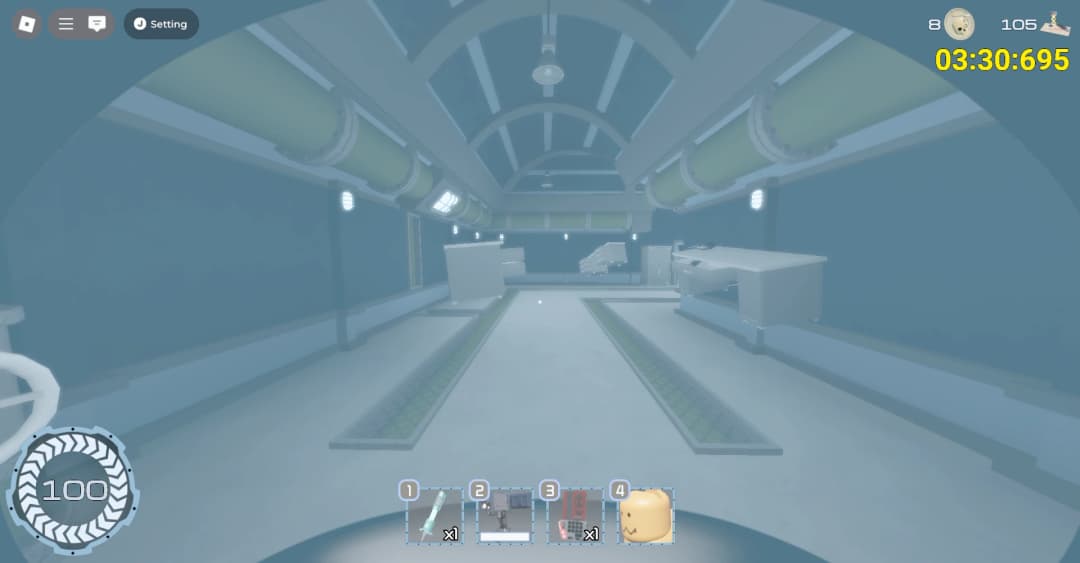 FloodedRightStraightW/Room1