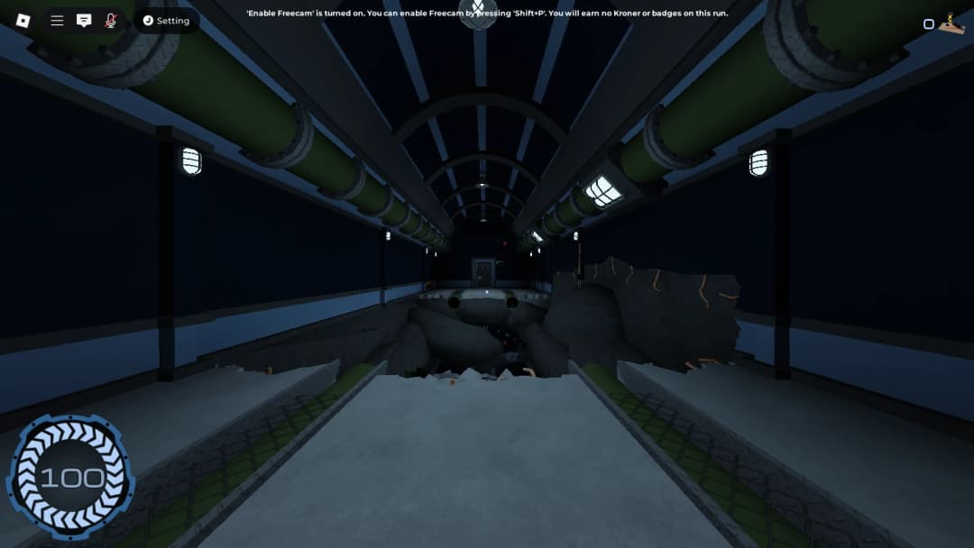LongStraightCollapsedFloorDown